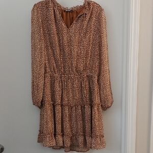 BTFBM Floral Brown Dress M